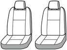 Covercraft 22-24 Nissan Frontier Carhartt PrecisionFit Custom Front Row Seat Covers - Brown