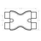 MagnaFlow Smooth Trans X 2.25/2.25 X 12 SS