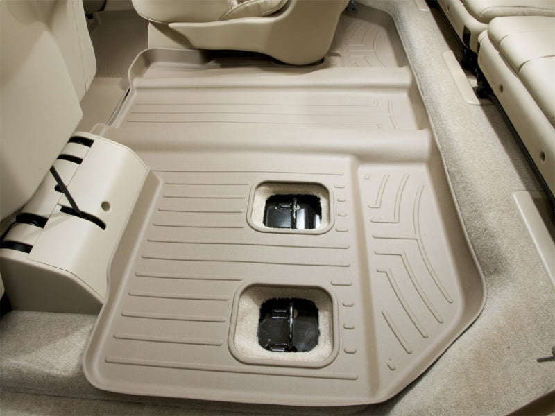WeatherTech 07-13 Cadillac Escalade ESV Rear FloorLiner - Tan