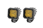 Diode Dynamics Stage Series C1 LED Pod Sport - Yellow Wide Standard ABL (Pair)