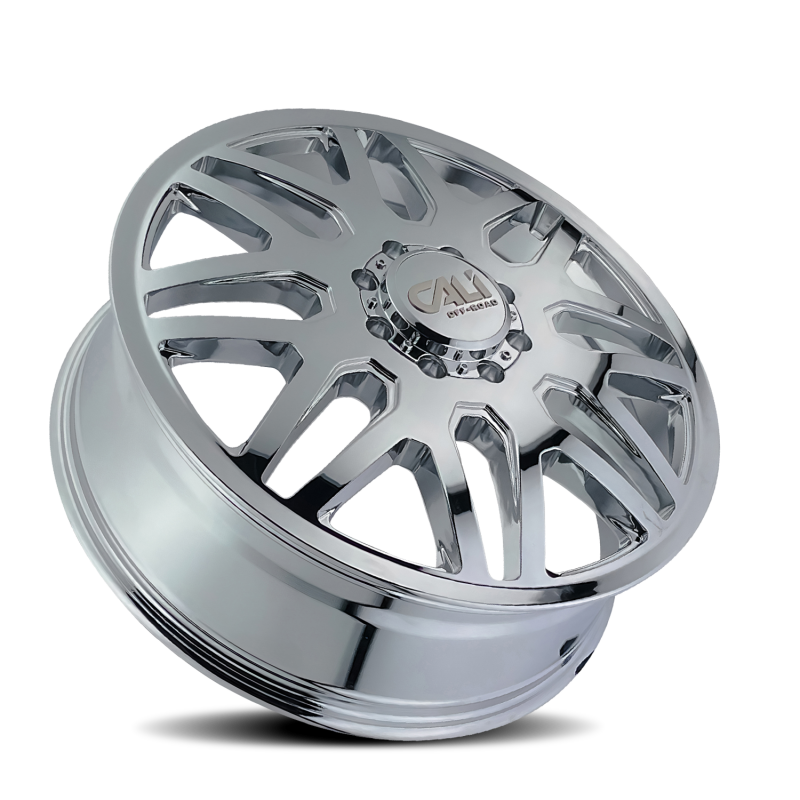 Cali Off-Road 9115D Invader Dually 22x8.25 / 8x200 BP / -192mm Offset / 142mm Hub Chrome Wheel