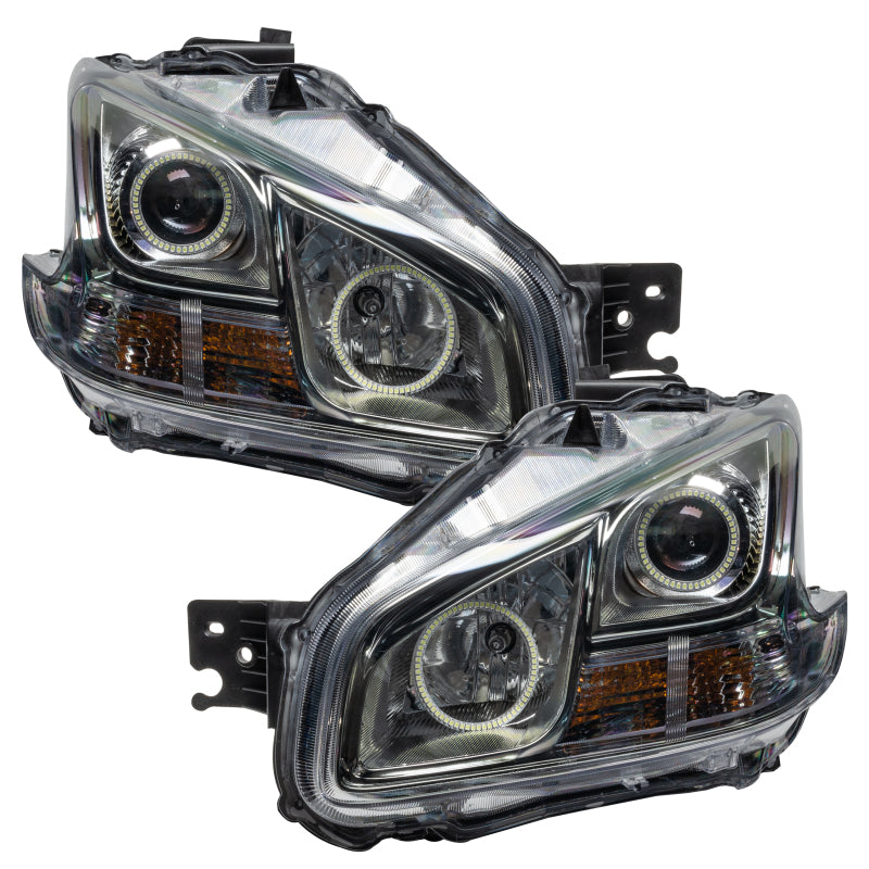 Oracle 09-13 Nissan Maxima SMD HL (Non-HID)-Chrome - ColorSHIFT w/ 2.0 Controller