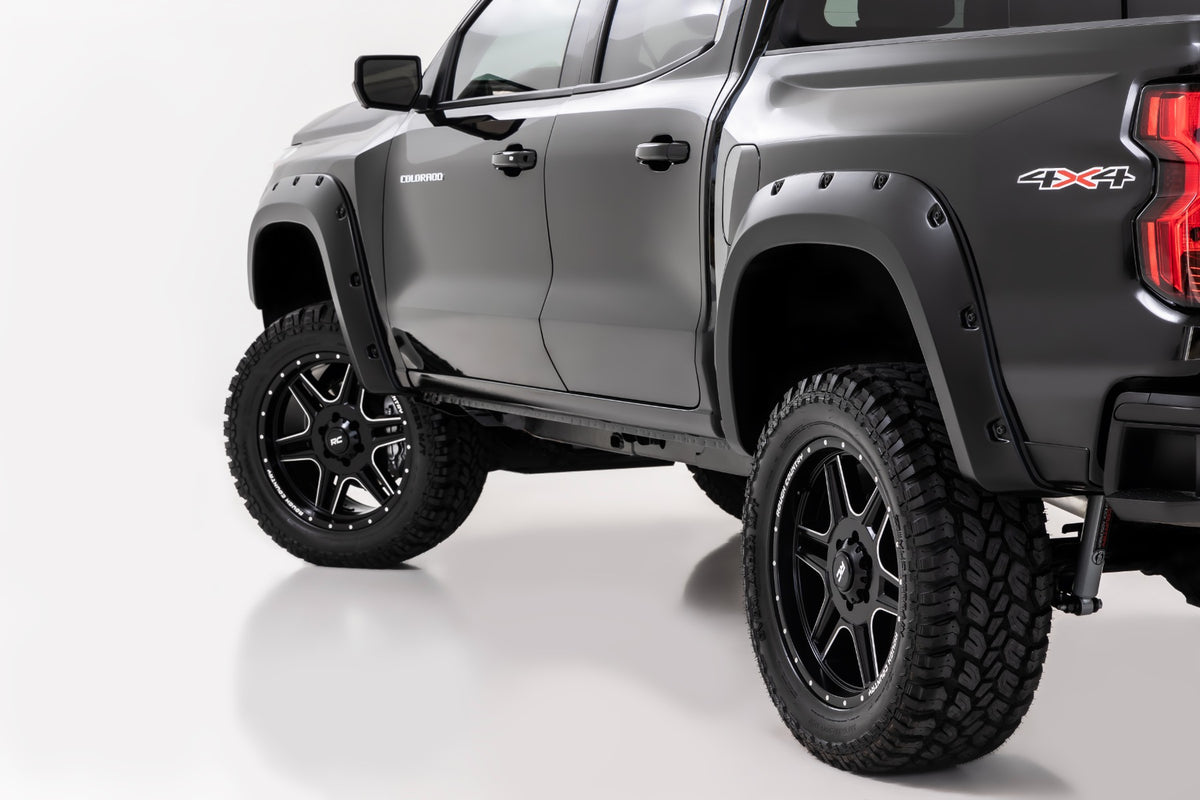 Rough Country Pocket Fender Flares | G42 White Sands | Chevy Colorado 2WD/4WD (2023-2026)