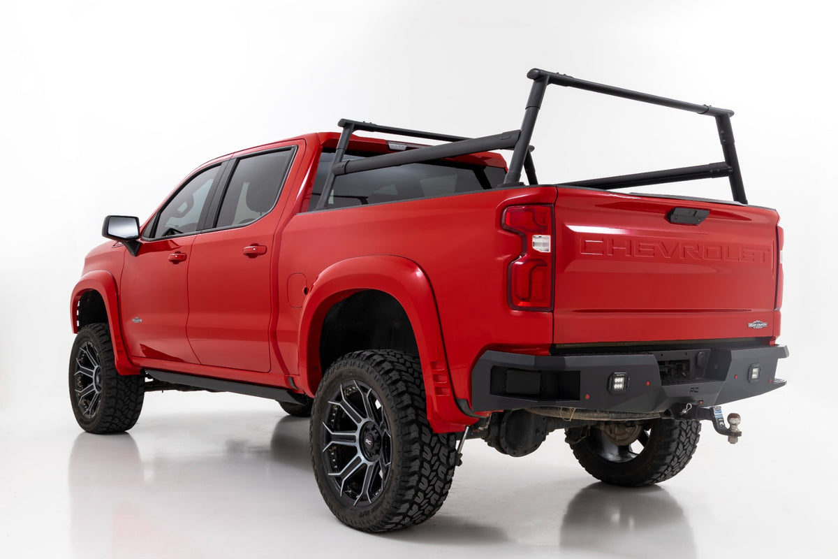 Rough Country  Bed Rack | Aluminum | Chevy Silverado 1500 2WD/4WD (2019-2026)