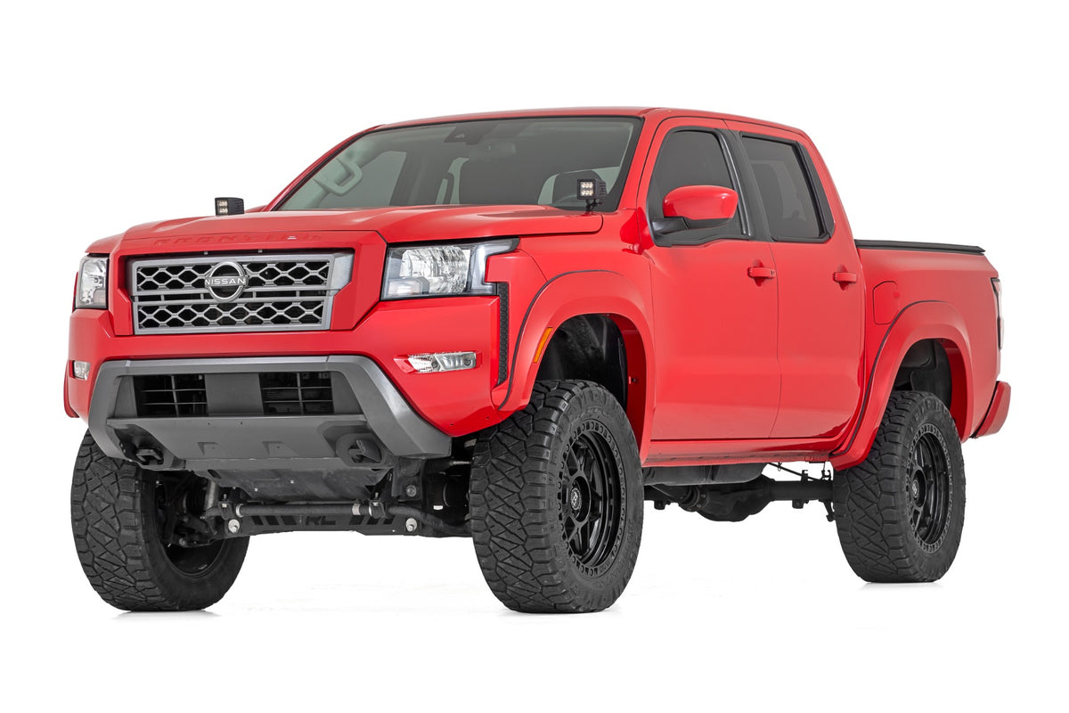 Rough Country Sport Fender Flares | A20 Red Alert | Nissan Frontier 2WD/4WD (2022-2026)
