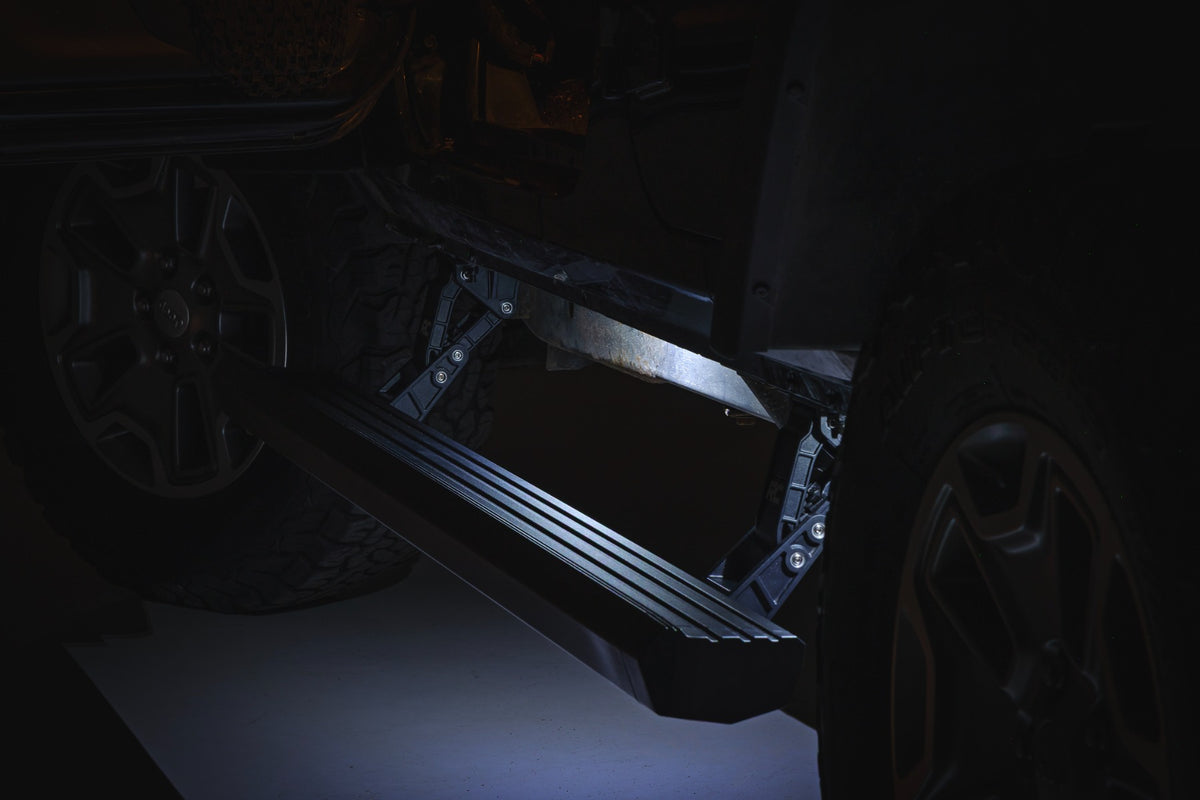 Rough Country Power Running Boards | 4 Door | Jeep Wrangler Unlimited 2WD/4WD (2007-2018)