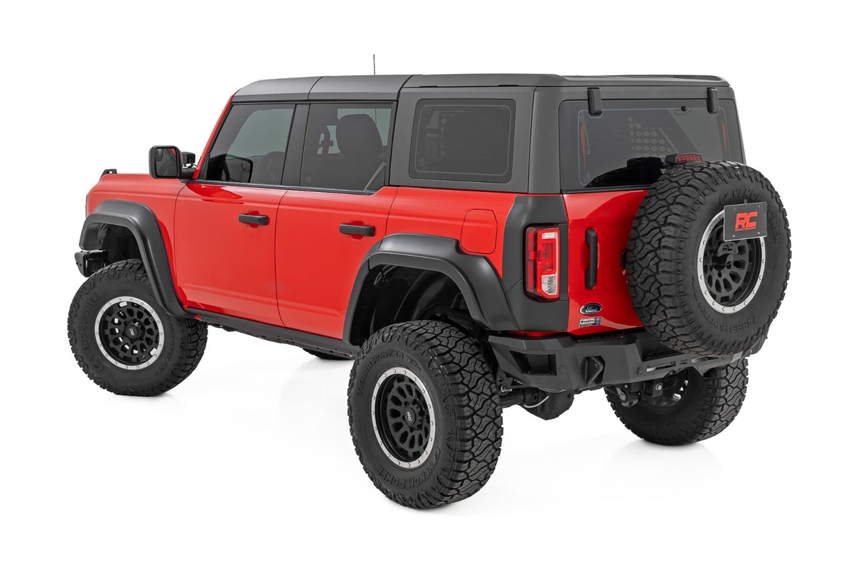 Rough Country Fender Flares | N4 Wimbledon White | Ford Bronco 4WD (2021-2026)