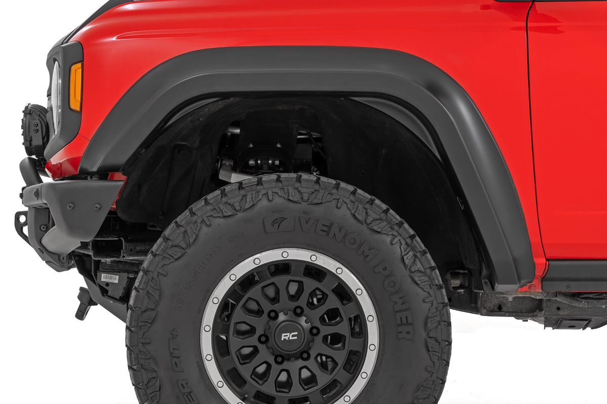 Rough Country Fender Flares | N4 Wimbledon White | Ford Bronco 4WD (2021-2026)