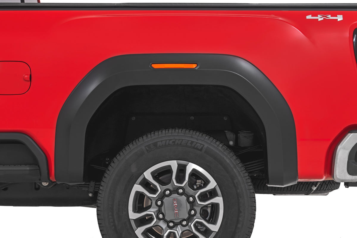 Rough Country Sport Fender Flares | GJV Riptide Blue | GMC Sierra 2500 HD/Sierra 3500 HD (20-26)