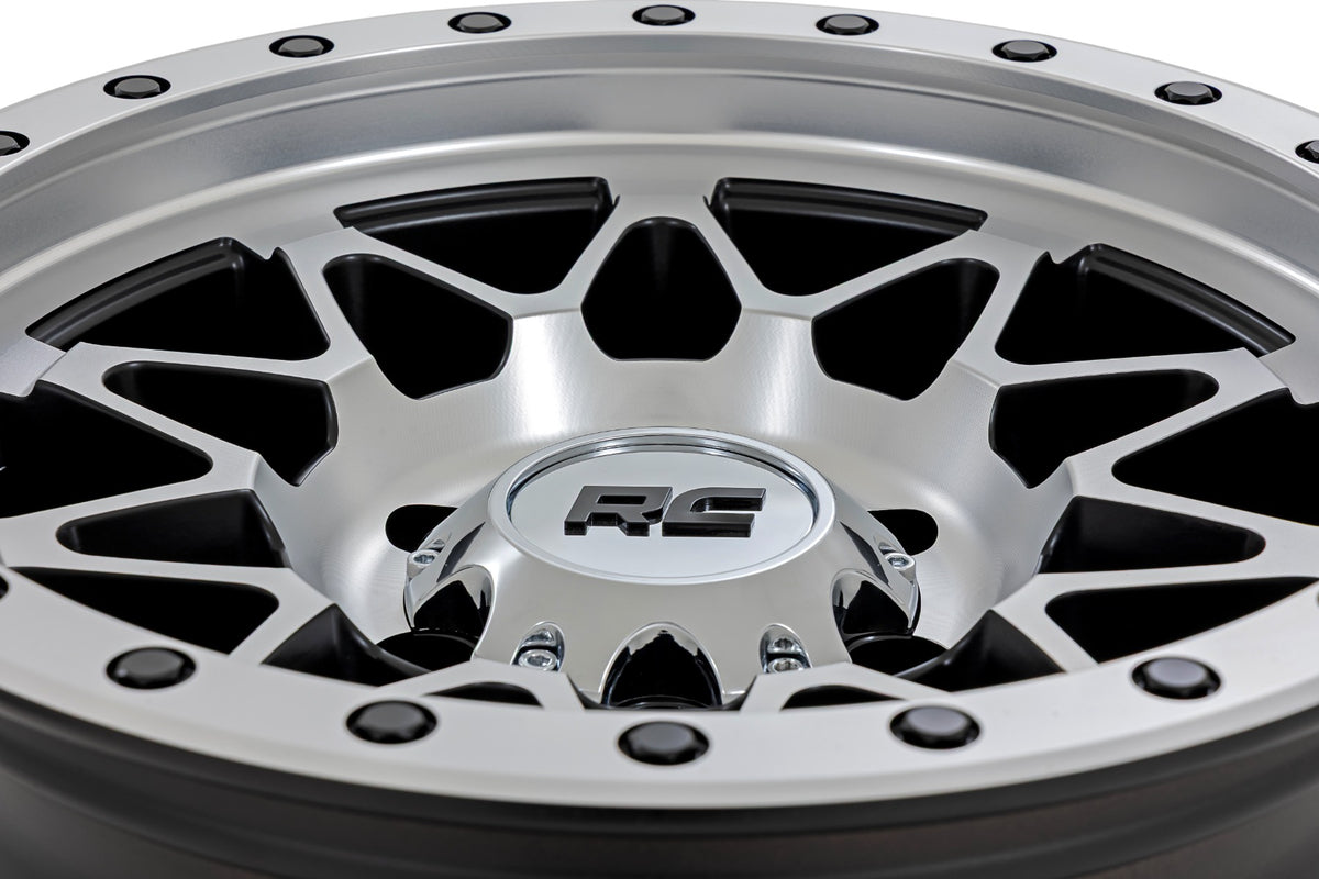 Rough Country 78 Series Wheel | Simulated Beadlock | Full Machine | 18x9 | 8x180 | 0mm