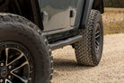 Rough Country Nerf Steps | 3-Inch Tube | 4 Door | Jeep Wrangler Unlimited 2WD/4WD (2018-2026)