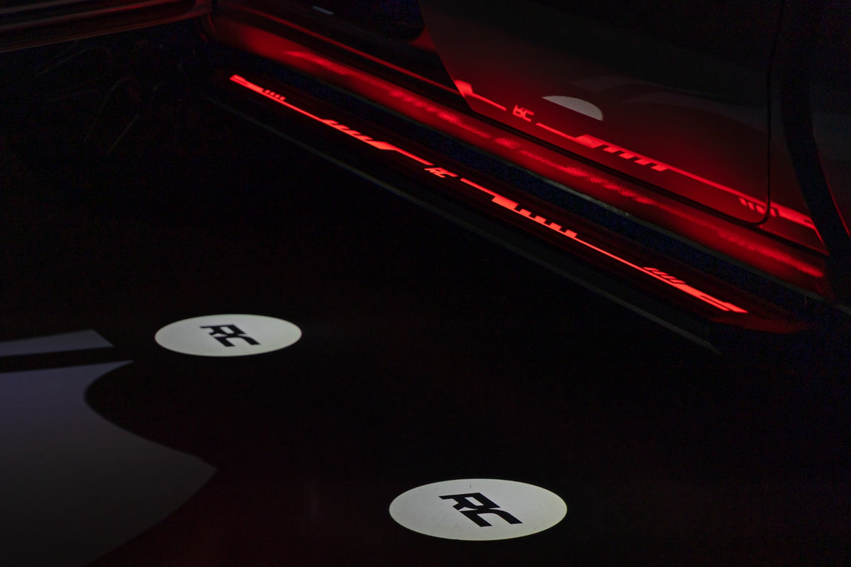 Rough Country Multi-Color LED Running Boards | CrewMax | Toyota Tundra 2WD/4WD (2022-2026)