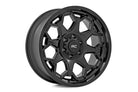 Rough Country  Rough Country   80 Series Wheel | One-Piece | Semi Gloss Black | 20x10 | 8x180 | -19mm