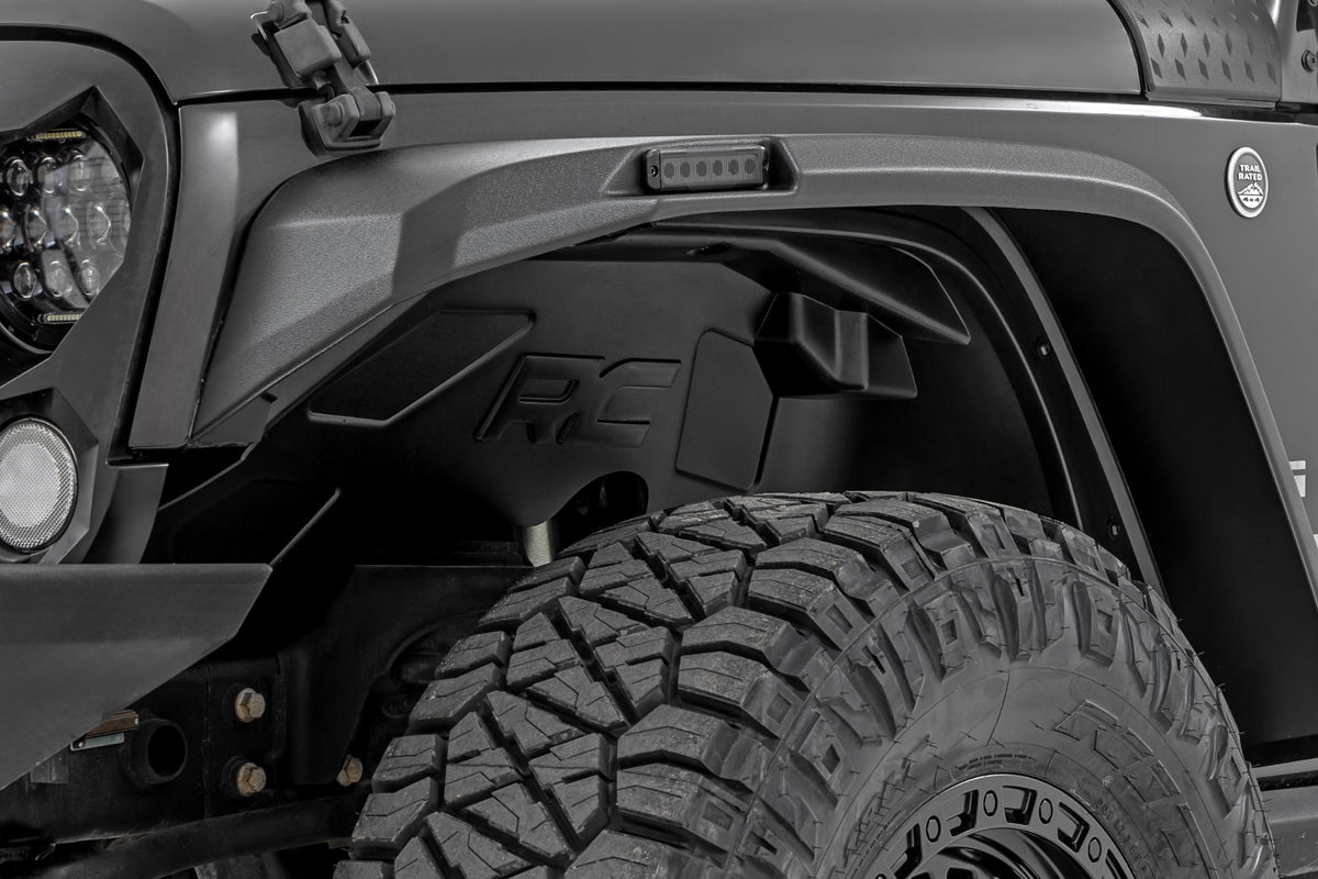 Rough Country Wheel Well Liners | Front & Rear | Jeep Wrangler Unlimited 2WD/4WD (2007-2018)