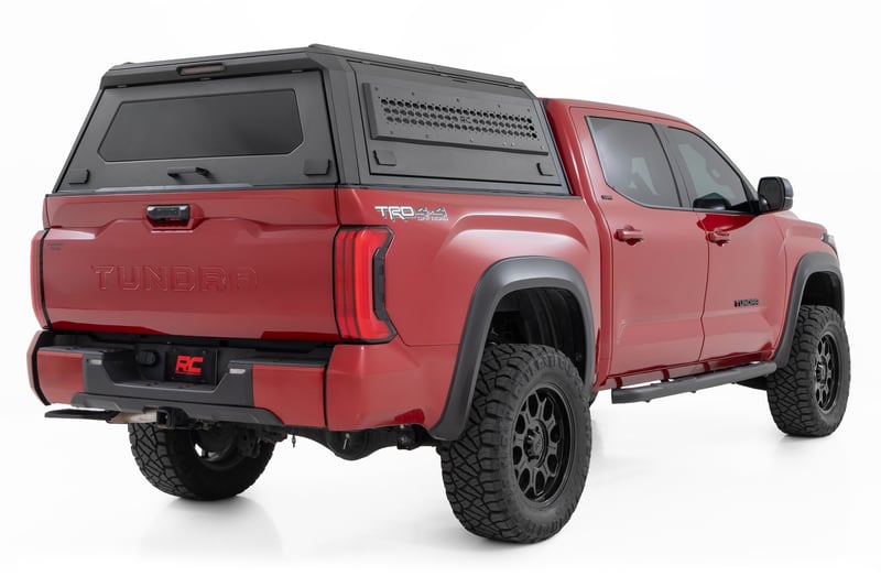 Rough Country Modular Truck Bed Cap - side door open