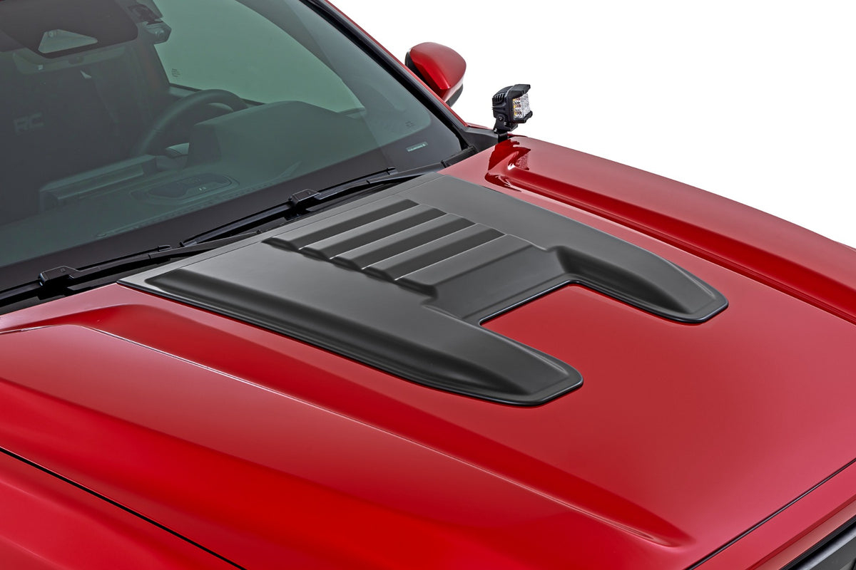 Rough Country  Hood Scoop | 1J9 Celestial Silver Metallic | Toyota 4Runner (25-26)/Tacoma (24-26)