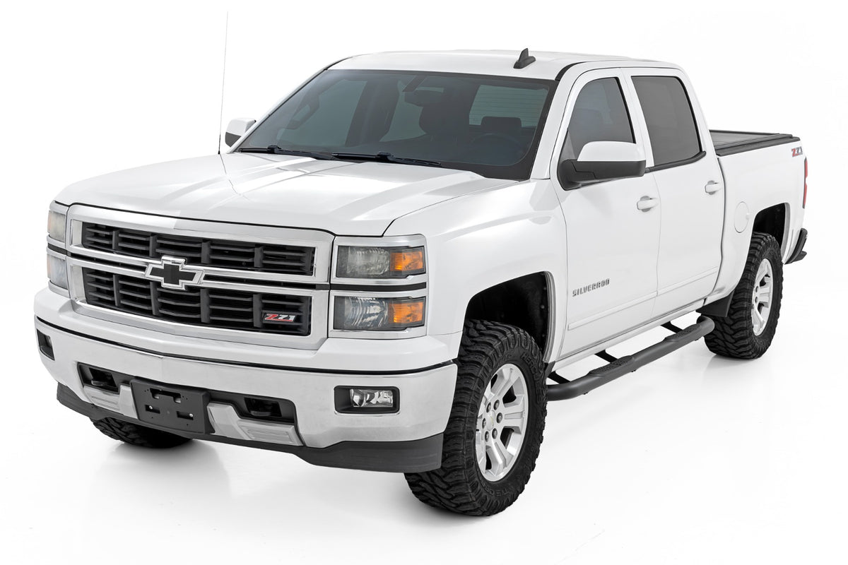 Rough Country Nerf Steps | 3-Inch Tube | Chevy/GMC 1500/2500HD/3500HD (07-19 & Classic)
