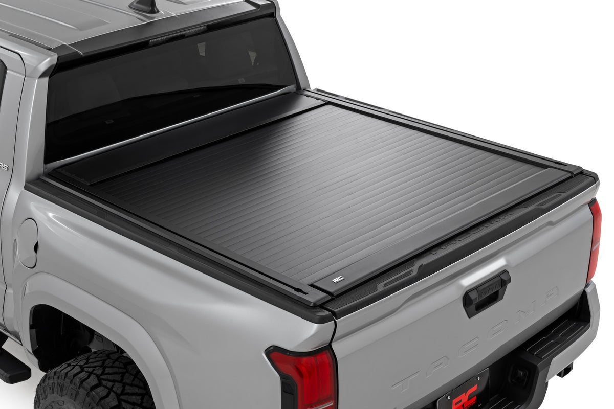 Rough Country Manual Retractable Bed Cover | 5' Bed | Toyota Tacoma 2WD/4WD (2024-2026)