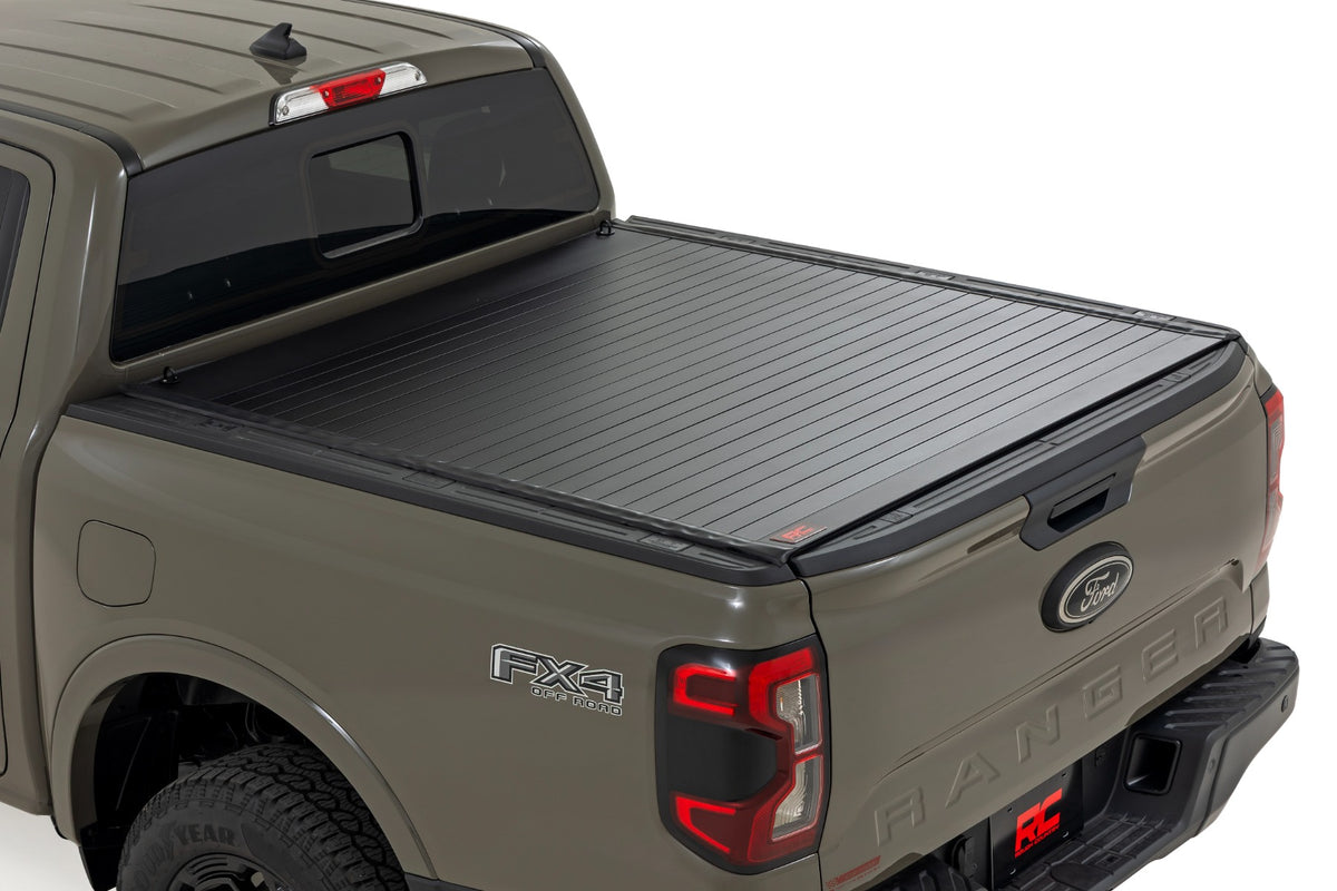 Rough Country Hard Roll Up Bed Cover | 5' Bed | Ford Ranger 2WD/4WD (2024-2026)
