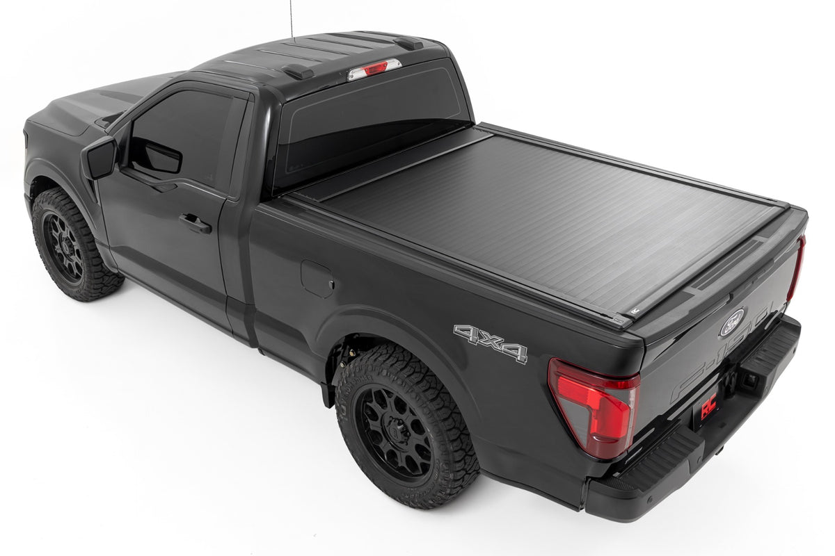 Rough Country Powered Retractable Bed Cover | 6'7" Bed | Ford F-150 (15-26)/F-150 Lightning (22-26)