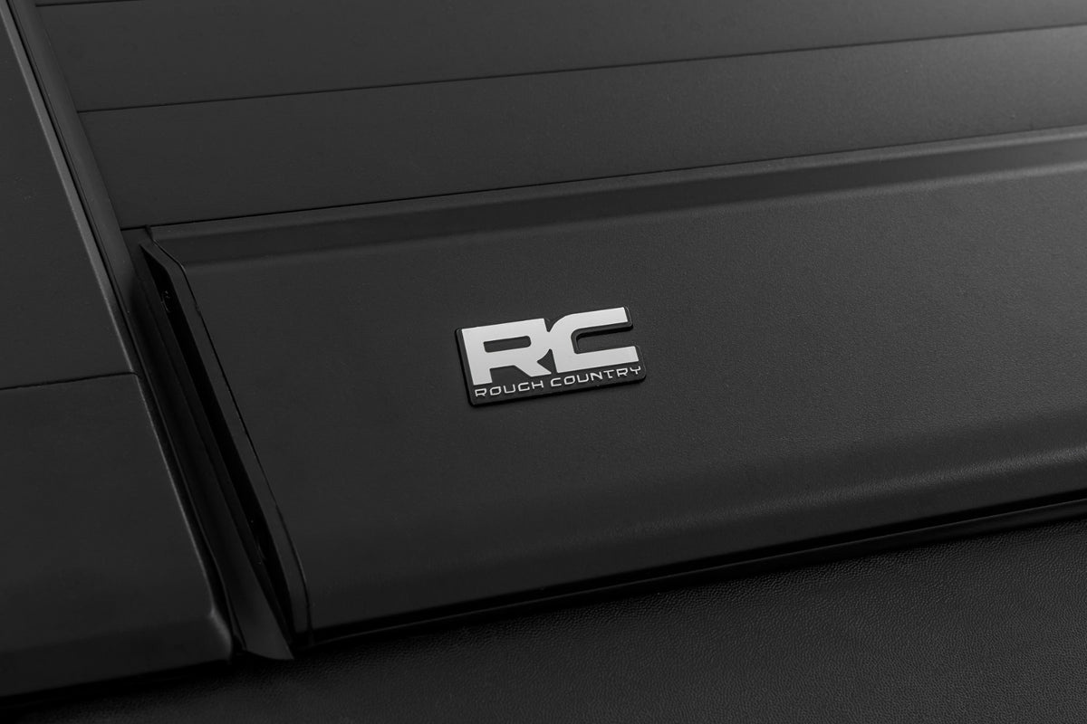 Rough Country Manual Retractable Bed Cover | 5'7" Bed | Ram 1500 (19-26)/1500 TRX (21-24)