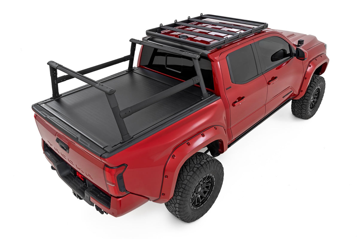 Rough Country Bed Rack | T-Slot Compatible | Aluminum | Toyota Tacoma 2WD/4WD (2024-2026)