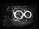ANZO 2005-2011 Toyota Tacoma Projector Headlights w/ Halos Chrome