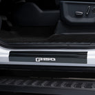 Putco 15-20 Ford F-150 - SuperCrew w/ F-150 Etching (4pcs) Black Platinum Door Sills