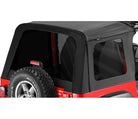 Bestop 76-86 Jeep Cj7 / 87-95 Wrangler YJ Window Set (Sunrider Black Denim)
