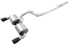 AWE Tuning Ford Focus RS Touring Edition Cat-Back Exhaust - Resonated - Diamond Black Tips