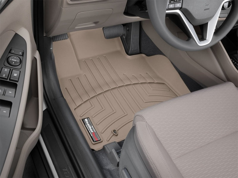 WeatherTech 2017+ Kia Sportage Front FloorLiner - Tan