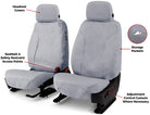 Covercraft 1997-01 Ford F150 Polycotton SeatSaver Custom Front Row Seat Covers - Grey