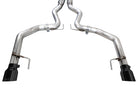 AWE 2024 Ford Mustang GT Fastback S650 RWD Track Edition Cat-Back Exhaust w/ Dual Diamond Black Tips