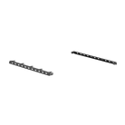 Road Armor TRECK Dual Upper 6-1/2ft Bed Accessory Rail & 5-Light Mounts - Tex Blk (Pair)