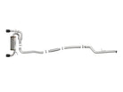 aFe MACH ForceXP 3IN to 2.5IN 304SS Cat-Back Exhaust System w/ Black Tips 14-16 BMW M235i (F22/23)