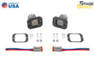 Diode Dynamics Stage Series C1 LED Pod Sport - White Flood Flush RBL (Pair)