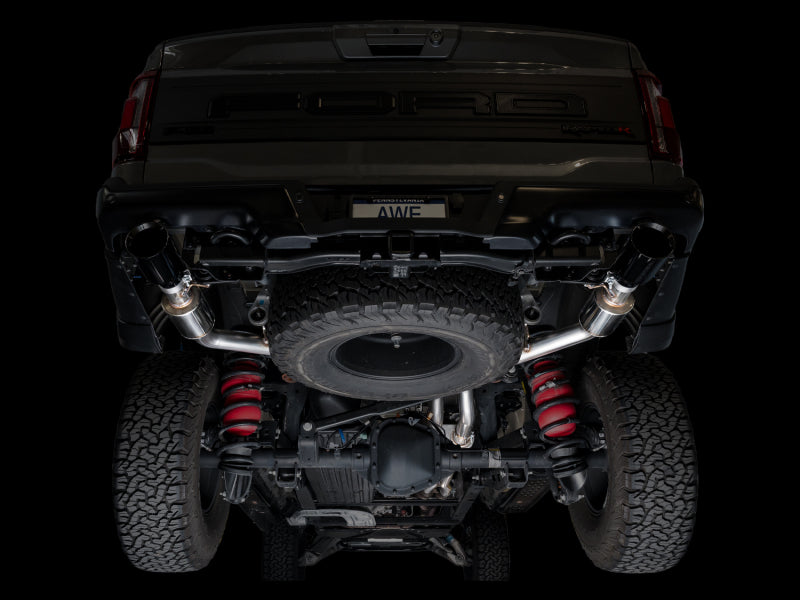 AWE Tuning Gen 3 Raptor R SwitchPath Exhaust - Diamond Black Tips