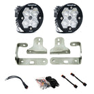 Baja Designs 18-25 JL/JT / 20-25 Gladiator Squadron-R Pro 2.0 Fog Kit OE Sport Bumper (WC) - Clear