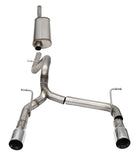 Corsa 2018-2025 Jeep Wrangler JLU 3.6L 2.75in Sport Cat-Back Exhaust w/ 4in Tips