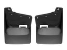 WeatherTech 20-24 Chevrolet Silverado 2500HD/3500HD Rear No Drill Mudflaps - Black