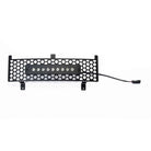 Putco 15-19 Chevy Silv HD SS Black Punch Design Bumper Grille Insert w/ Curved Flush 10in Light Bar