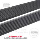 RealTruck 18-24 Jeep Wrangler 4dr VoltStep Electric Running Board Kit - Bedliner Coating