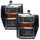 Oracle 08-10 Ford F250/350 LED HL - Black - ColorSHIFT w/ 2.0 Controller