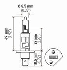 Hella Bulb H1 12V 55W P145S T25 (2)