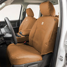 Covercraft 21-24 Ford Expedition Carhartt PrecisionFit Custom Front Row Seat Covers - Brown