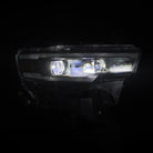 AlphaRex 25-26 Dodge Ram 1500 Luxx LED Proj Headlights -Black w/Activ Lit/ Seq Signal/Switchbk DRL
