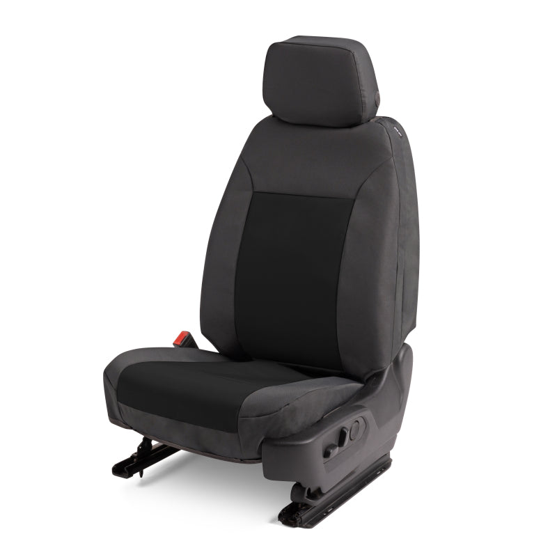 Covercraft 21-24 Ford Bronco Endura PrecisionFit Custom Front Row Seat Covers - Charcoal/Black