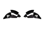 Fishbone Offroad 2018+ Jeep Wrangler JL Rear Pair Aluminum - Black Powdercoat Inner Fenders