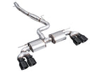 AWE Tuning MK8 Volkswagen Golf R 3in Touring Edition Quad Exhaust - Diamond Black Tips