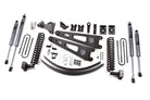 Zone Offroad 11-14 Ford F250/F350 Super Duty 4WD Diesel 6In Lift Kit w/ Radius Arms